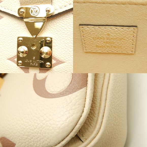 Louis Vuitton Pochette Metis MM Implant Bicolor Shoulder Bag - Picture 9 of 9